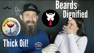 Beards Dignified review - THICK oil! Sam approved scent