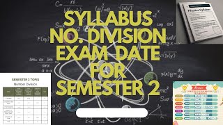 SYLLABUS, NUMBER DIVISION, QUESTION PATTERN, EXAM DATE FOR SEM 2 # WBCHSE