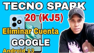 Eliminar Cuenta Google Tecno Spark 20 Android 13 | Tecno Spark 20 Pro FRP Bypass android 13 | 2025 |