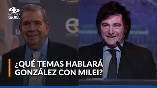 Hay expectativa por viaje de Edmundo González a Argentina