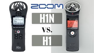 Zoom H1N VS  Zoom H1 - Audio Recorder Comparison