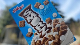 CHOMPING SMORZ CHOCOLATE MARSHMALLOW CEREAL #ASMR #UNBOXING #MUKBANG