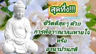 สุดทึ่ง!!! ชีวิตดีสุดๆ ด้วยการพิจารณาลมหายใจหรืออานาปานสติ