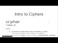 Cipher 01- Intro, Caesar, Atbash, Letter-Number