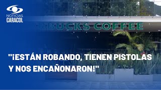 Presentadora presenció robo en cafetería de Bogotá