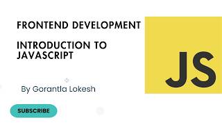 JavaScript Tutorial for Beginner #1: Introduction to JavaScript | #javascript