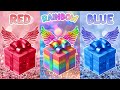 Choose Your Gift...! Red vs Rainbow vs Blue 💗🌈💙 How Lucky Are You? | BrainQuiz