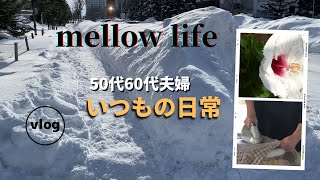 【50代主婦の vlog】お正月はいつもの日常｜積もり続ける札幌の雪｜落ち着かないデート｜丁寧な暮らしを｜新しいダイアリー