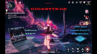 GIGABYTE G6 KF   i7 H GeForce RTX™ 4060 8 GB GDDR5 game test wuathring waves16Gb RAM