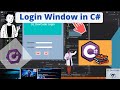 C# Tutorials & Projects 02 - Create a Login Window with C# and SQL server | Source Code | Login Form