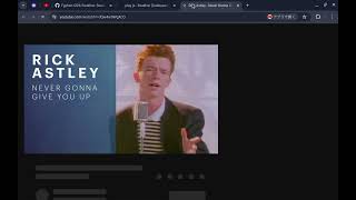 GitHub Copilot rickrolled me