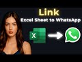 How to Link Excel Sheet to WhatsApp
