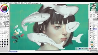 [ Koi ] Painting Process Sai + Photoshop + Illustrator