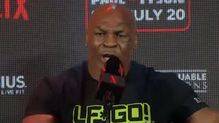 Mike Tyson LOSES IT on a Reporter: “What did you CALL ME?” • Jake Paul PRESS CON