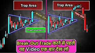 Chart Pattern BreakOut एक Trap है !! Jackpot Scalping Trade Using FAKE BreakOut Strategy in Hindi ||