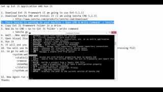 How to Setup application in Ext JS Framework | JS Mount