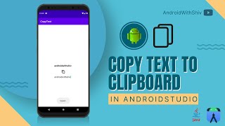 How to Copying Text to ClipBoard in Android Studio | Tutorial | JAVA | 2023