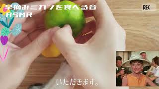 【ASMR/eating sounds 】みかんはこう剥いて食べちゃう【咀嚼音/食べる音】