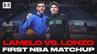 LaMelo vs. Lonzo Ball's First Matchup In NBA | Best Highlights