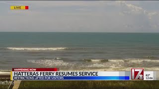 Hatteras ferry resumes service