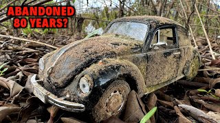 World's oldest Volkswagen Beetle Wash and Detailing. Abandoned Car wash, detail and restoration.