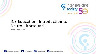 ICS Education: Introduction to Neuro-ultrasound