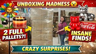 2 FULL Pallets of INSANE Finds! 😱 Garden Decor, Candles & CRAZY Surprises!