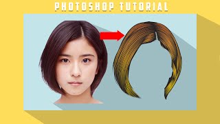 [Tutorial] Cara mudah membuat Vector rambut menggunakan Photoshop