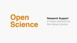 Open Science - Research Support Hanze Library