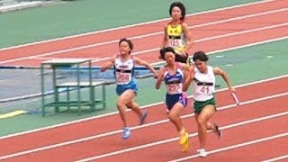 2010 ジュニアオリンピック ABC女子共通4×100m準決勝2組 2010 10 24