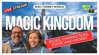 🔴 Live Now: Sunday Walk in the Park Through Magic Kingdom | Step Inside Disney World With Us! 🚶‍♂️🌟