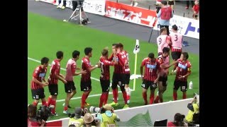 20170909コンサドーレvsジュビロ磐田 ヘイスの逆転ゴール直後