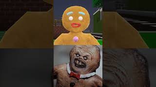 MINECRAFT PARODIES THE REAL FACE OF THE COOKIE MAN! 😱 #minecraft #shorts #shortsvideo #richpoor