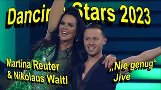 Dancing Stars 2023 Martina Reuter & Nikolaus Waltl „Nie genug“ Jive