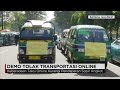 Demo Tolak Transportasi Online Berlangsung di Bandung