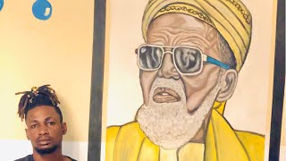 DEY DER did an amazing ARTWORK OF National CHIEF IMAM 💯🔥