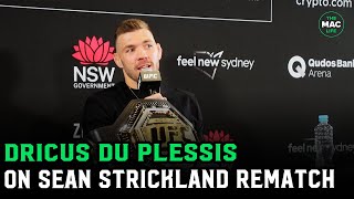 Dricus Du Plessis reacts to Israel Adesanya loss; 'I asked for this Sean Strickland rematch'