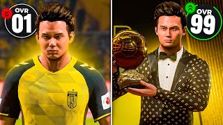 EU TRANSFORMEI o PIOR JOGADOR do EA FC 24 no MELHOR do MUNDO! | EA FC 24 EXPERIMENTOS