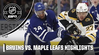Boston Bruins vs. Toronto Maple Leafs | Full Game Highlights