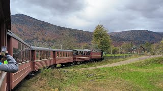 Карпатський трамвай 2023: поїздка в горах Carpathian tram: narrow gauge railway in the mountains