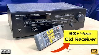 1993 Yamaha RX-V670 Home Theater Receiver Review and Test [4K]