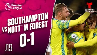 Highlight & Goals: Southampton vs. Nottingham Forest: 0-1 | Premier League | Telemundo Deportes