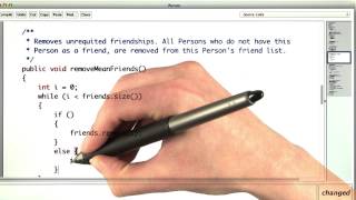 Implementing Removing Mean Friends - Intro to Java Programming