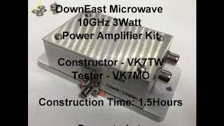 10GHz DEMI Power Amplifier Time Lapse