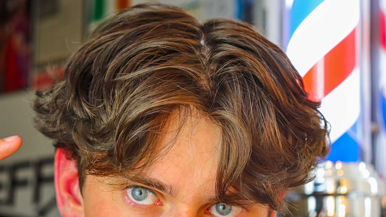 How To Style A Textured Middle Part Youtube