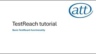 Basic TestReach Functionality