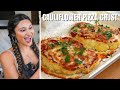 The Best Cauliflower Pizza Crust Recipe That Won't Fall Apart! Keto Cauliflower Pizza