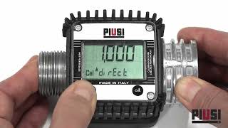 Счетчик K24 PIUSI  калибровка   Calibration