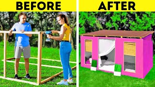 Wooden Board Transformation Into A Cute House || Incredible DIYs For Your Backyard