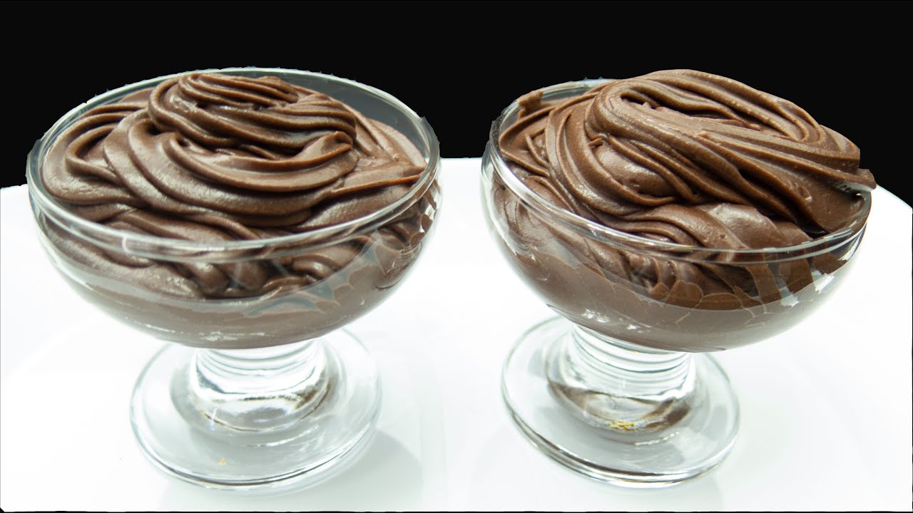 Chocolate Mousse With Only Two Ingredients , Very Easy - YouTube